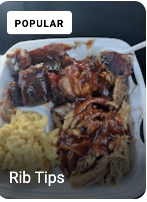 Pop's BBQ rib tips